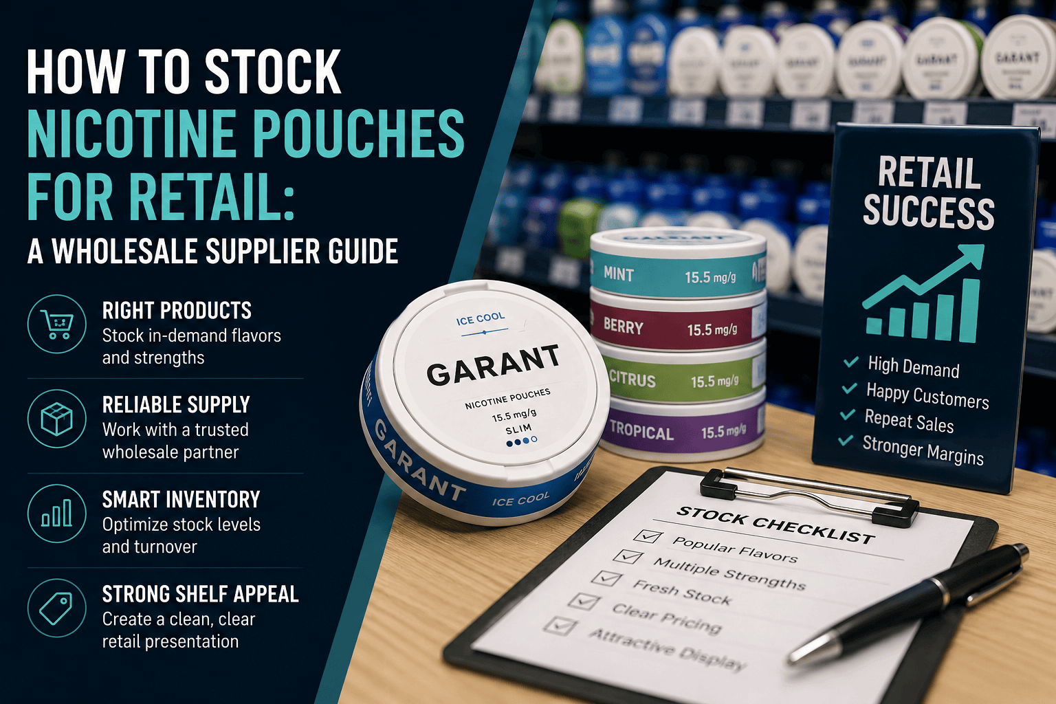 How to Stock Nicotine Pouches for Retail